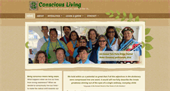 Desktop Screenshot of consciouslivingnow.org